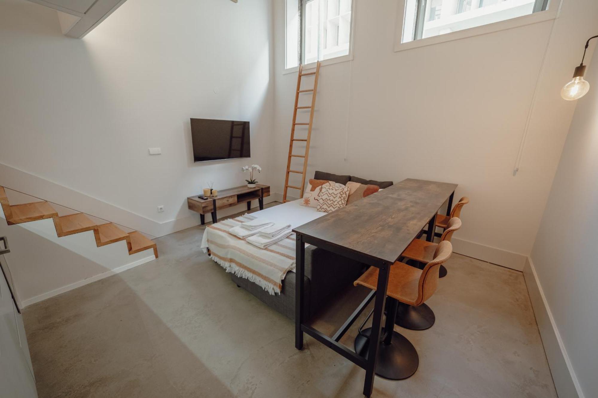 Appartement Industrial Cozy Loft Downtown Oporto Extérieur photo